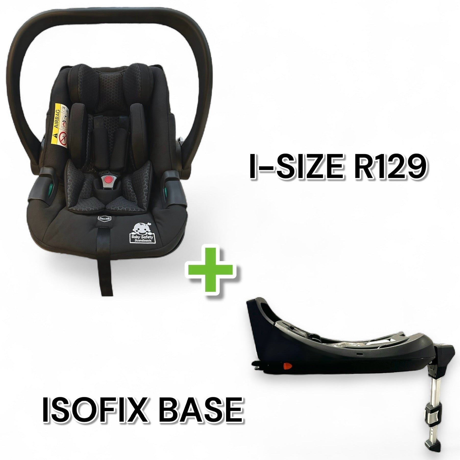 babyskydd britax Babyskydd Air Compact inkl. ISOFIX-Bas & Stödben. I-size. Nyfödd till – Baby Safety Scandinavia